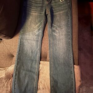 Classic Blue Straight Leg Women's Jeans